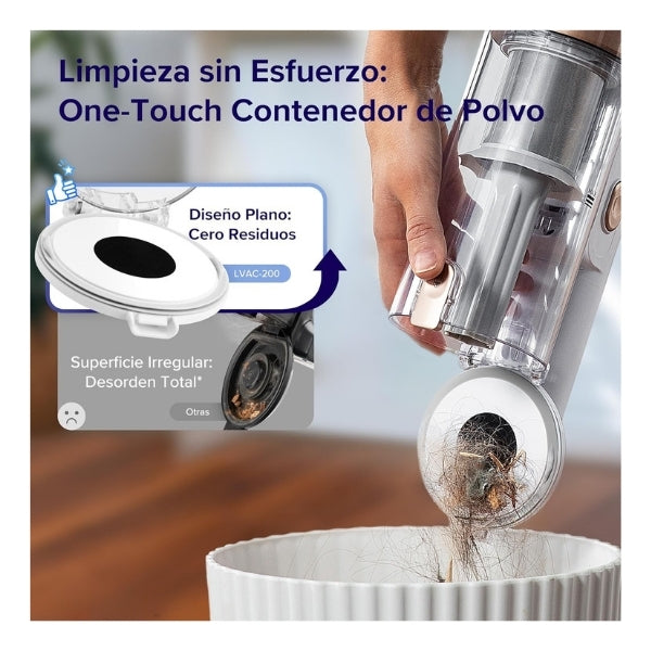 Aspiradora sin Cable 4 en 1 potente y ligera con Tecnología Antienredos®