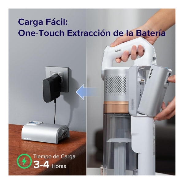 Aspiradora sin Cable 4 en 1 potente y ligera con Tecnología Antienredos®