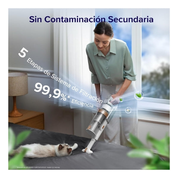 Aspiradora sin Cable 4 en 1 potente y ligera con Tecnología Antienredos®